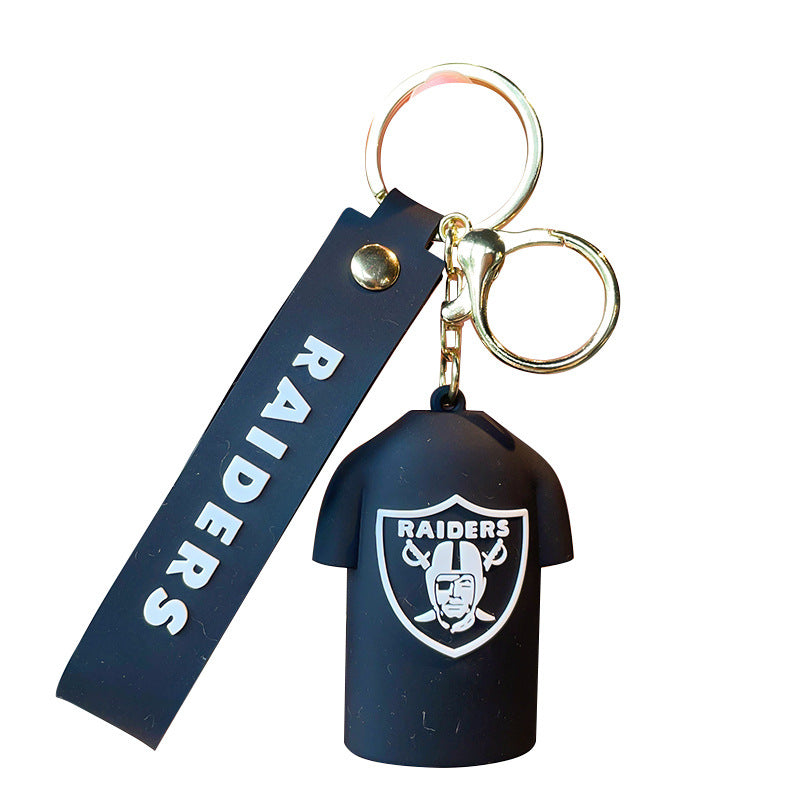 Wholesale Silicone Baseball Jersey Keychain